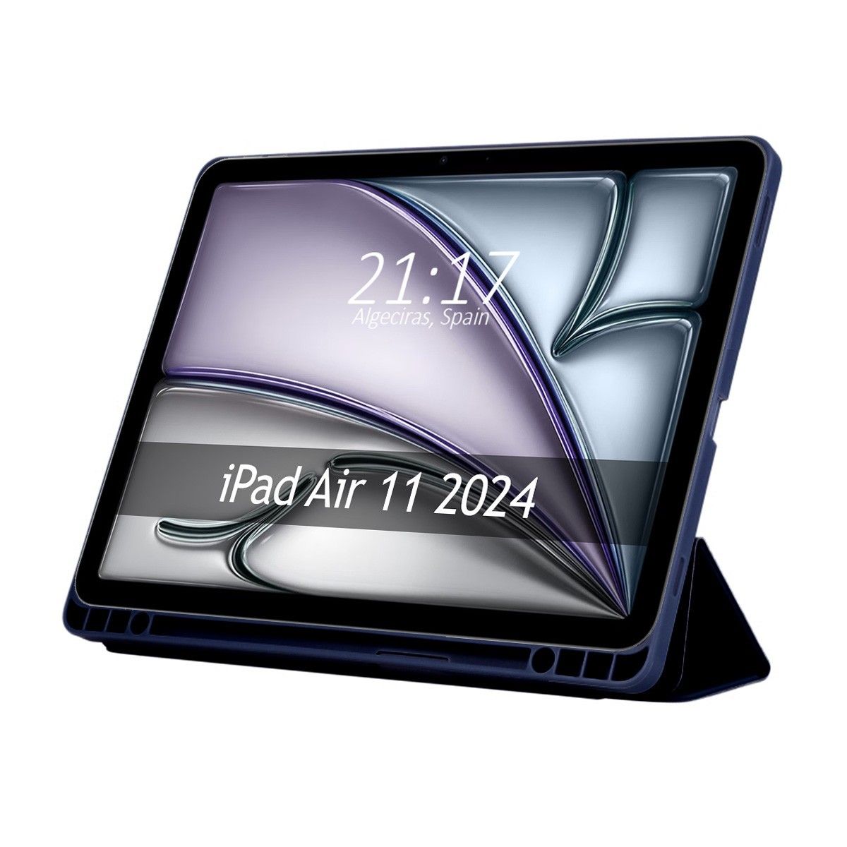 Funda con tapa Smart para Apple iPad Air 2024 11 (M2) color Azul