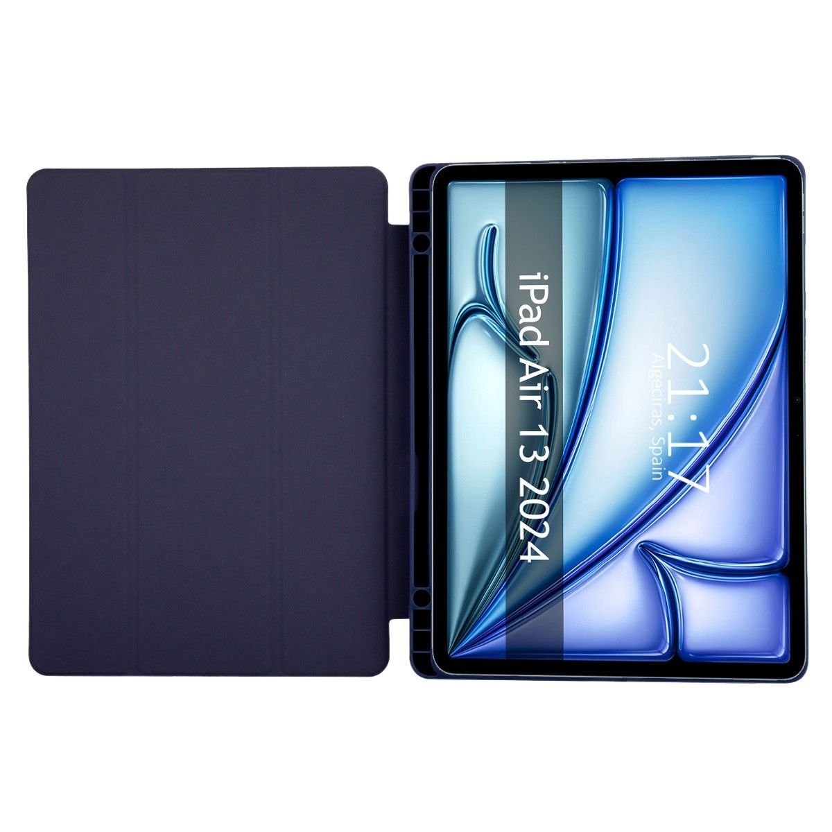 Funda con tapa Smart para Apple iPad Air 2024 13 (M2) color Azul