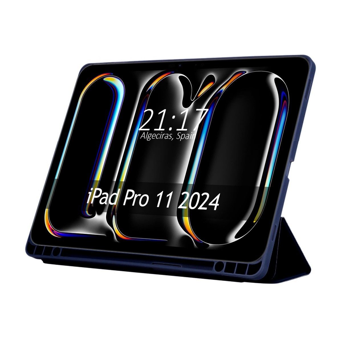 Funda con tapa Smart para Apple iPad Pro 2024 11 (M4) color Azul