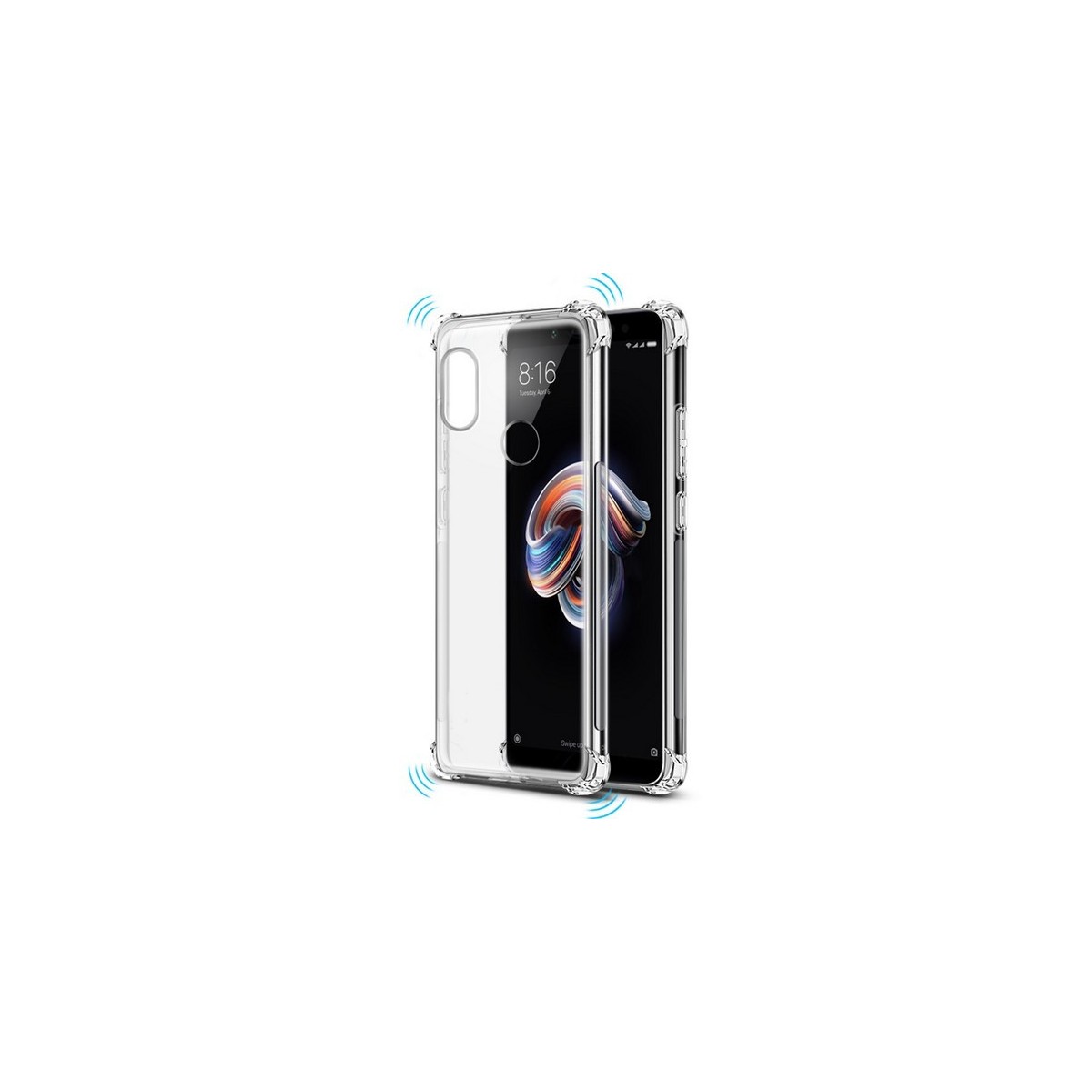 Funda Gel Tpu Anti-Shock Transparente para Xiaomi Redmi Note 5 / Note 5 Pro