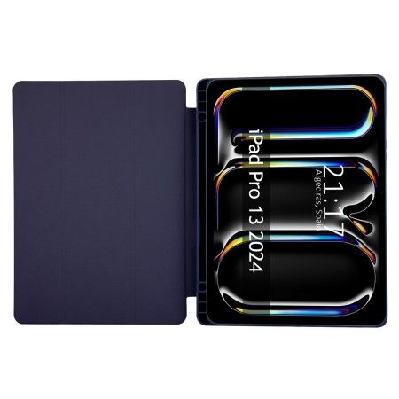 Funda con tapa Smart para Apple iPad Pro 2024 13 (M4) color Azul