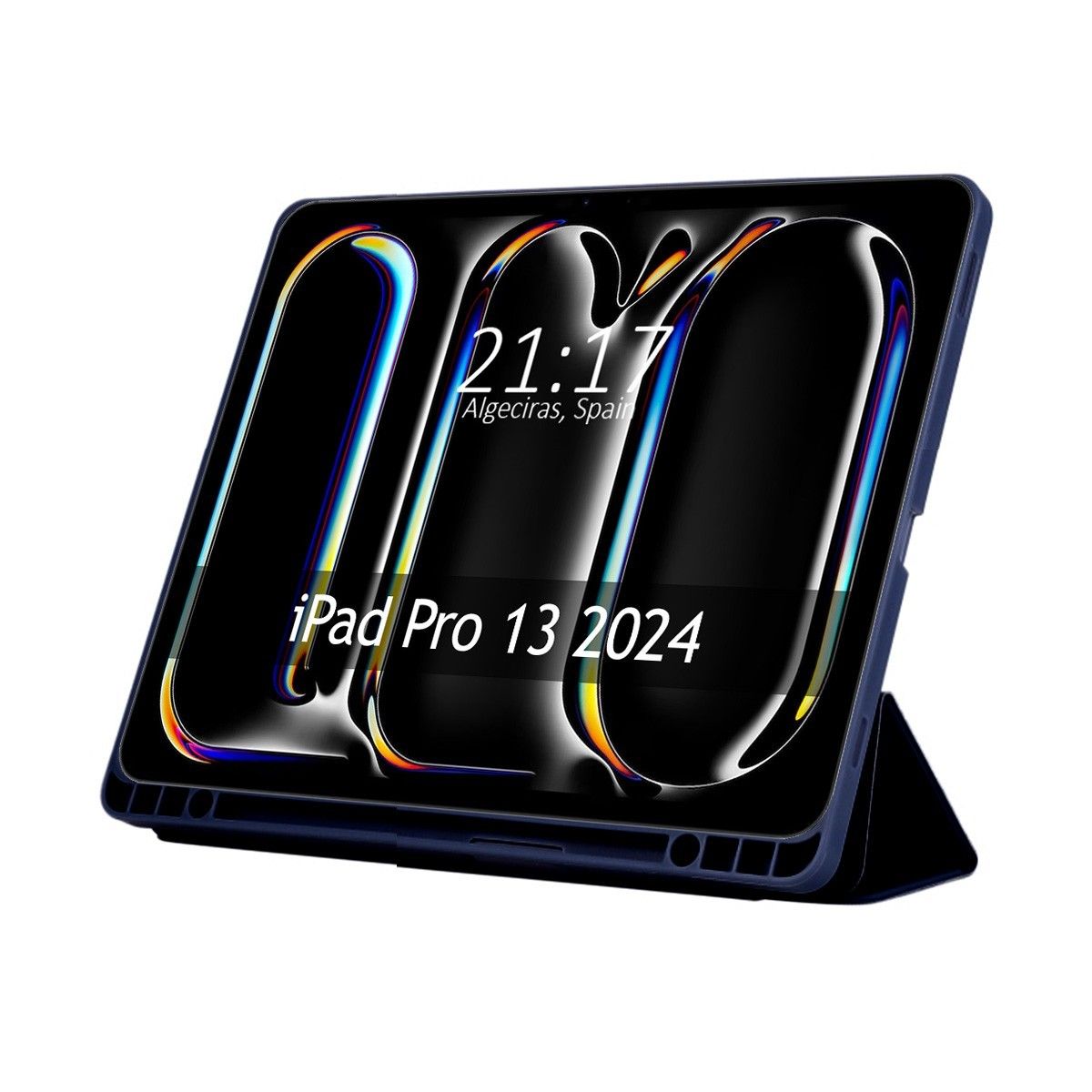 Funda con tapa Smart para Apple iPad Pro 2024 13 (M4) color Azul