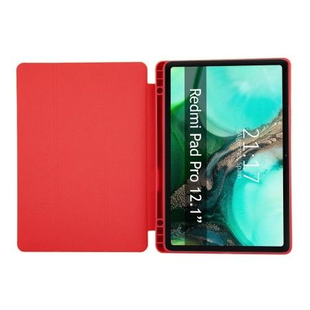 Funda con tapa Smart para Xiaomi Redmi Pad Pro / Pro 5G 12.1 color Rojo