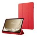 Funda con tapa Smart para Samsung Galaxy Tab A9+ Plus color Rojo