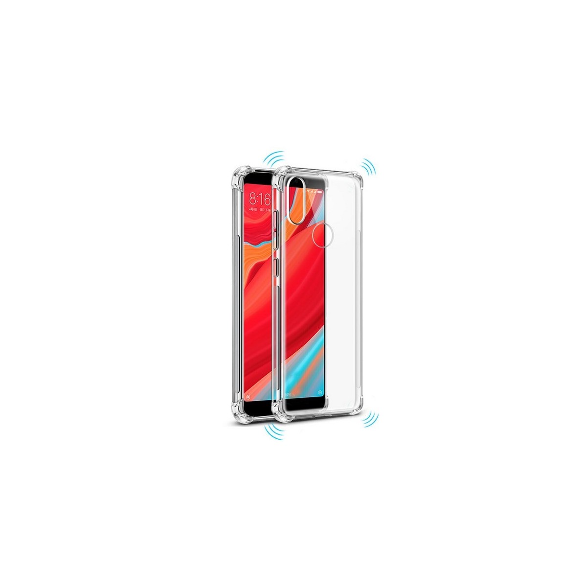 Funda Gel Tpu Anti-Shock Transparente para Xiaomi Redmi S2
