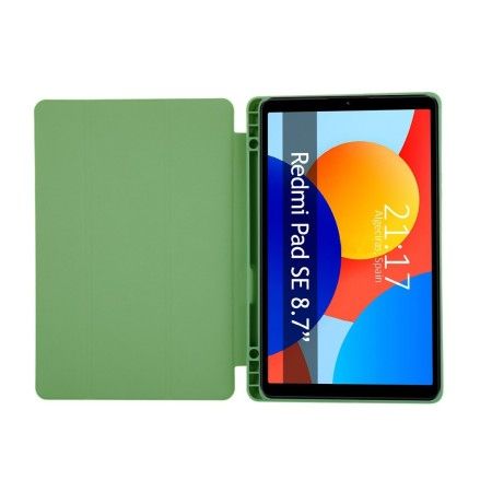 Funda con tapa Smart para Xiaomi Redmi Pad SE 8.7 color Verde