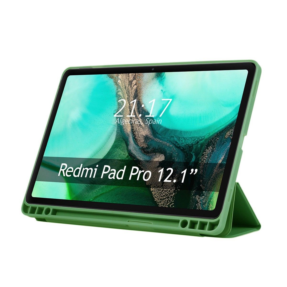 Funda con tapa Smart para Xiaomi Redmi Pad Pro / Pro 5G 12.1 color Verde