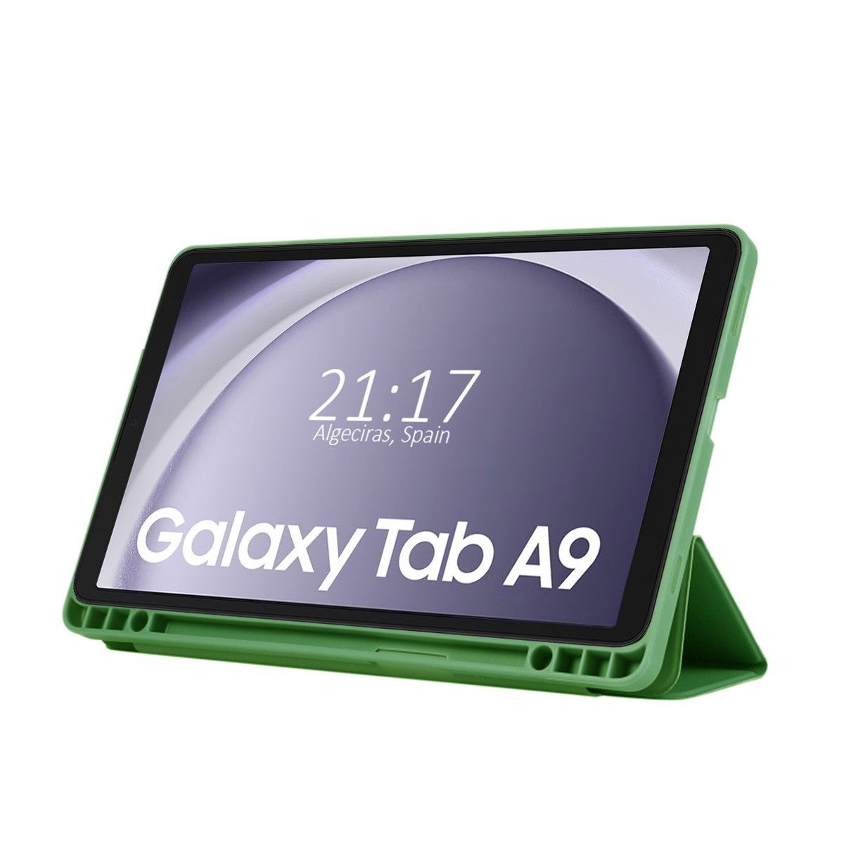Funda con tapa Smart para Samsung Galaxy Tab A9 color Verde