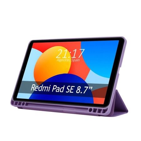 Funda con tapa Smart para Xiaomi Redmi Pad SE 8.7 color Morado