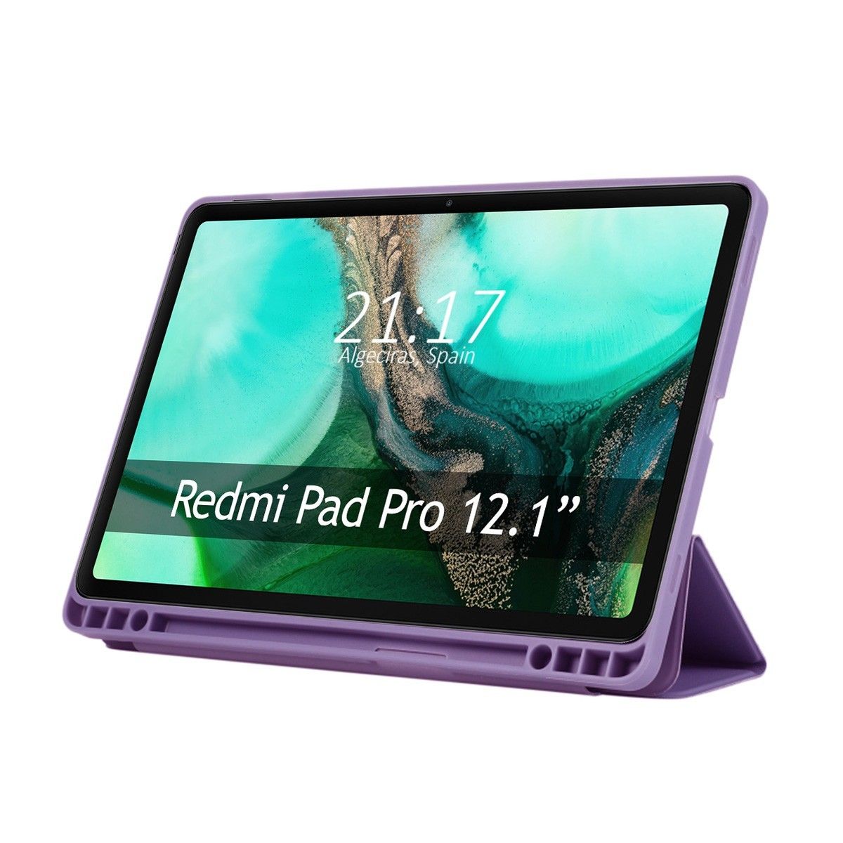 Funda con tapa Smart para Xiaomi Redmi Pad Pro / Pro 5G 12.1 color Morado