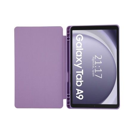 Funda con tapa Smart para Samsung Galaxy Tab A9 color Morado
