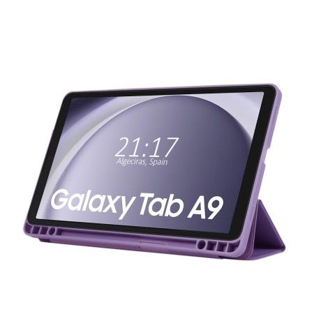 Funda con tapa Smart para Samsung Galaxy Tab A9 color Morado