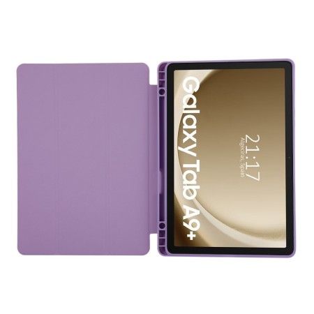 Funda con tapa Smart para Samsung Galaxy Tab A9+ Plus color Morado