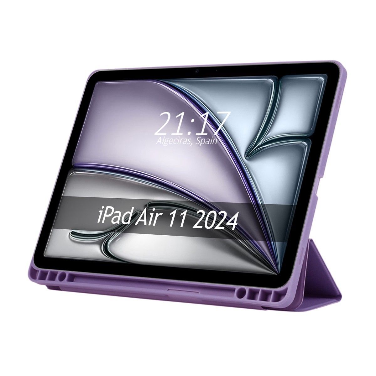 Funda con tapa Smart para Apple iPad Air 2024 11 (M2) color Morado