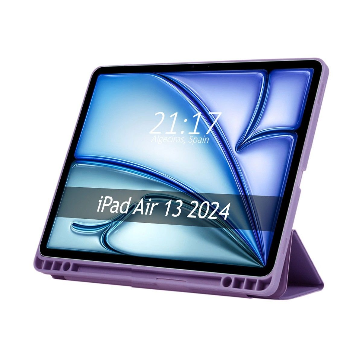 Funda con tapa Smart para Apple iPad Air 2024 13 (M2) color Morado