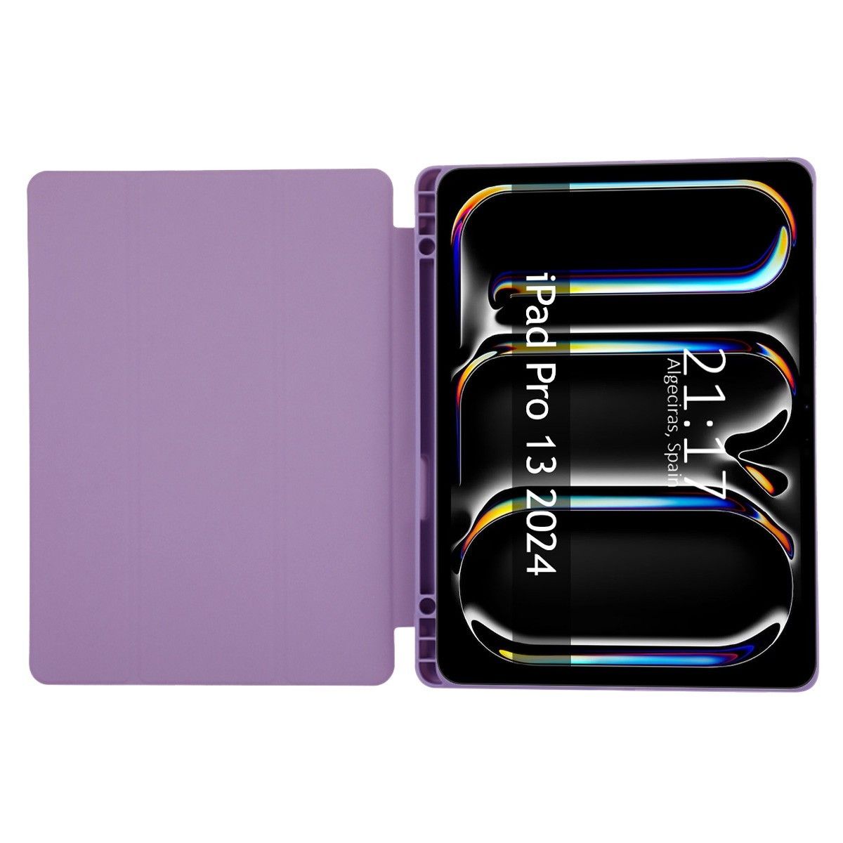 Funda con tapa Smart para Apple iPad Pro 2024 13 (M4) color Morado