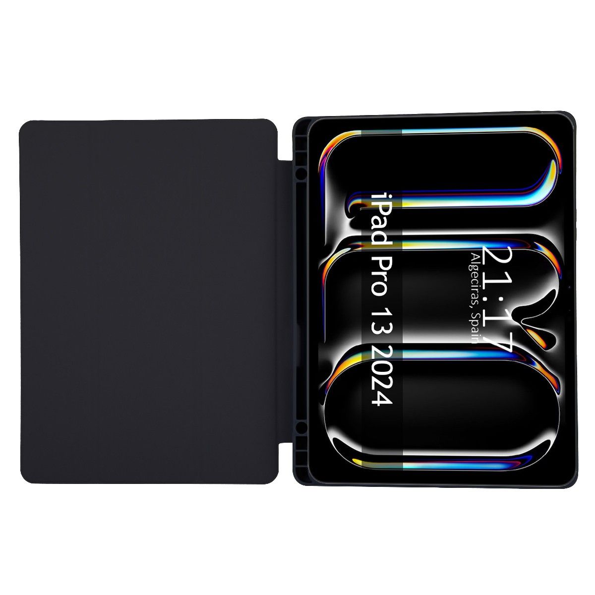 Funda con tapa Smart para Apple iPad Pro 2024 13 (M4) color Negro
