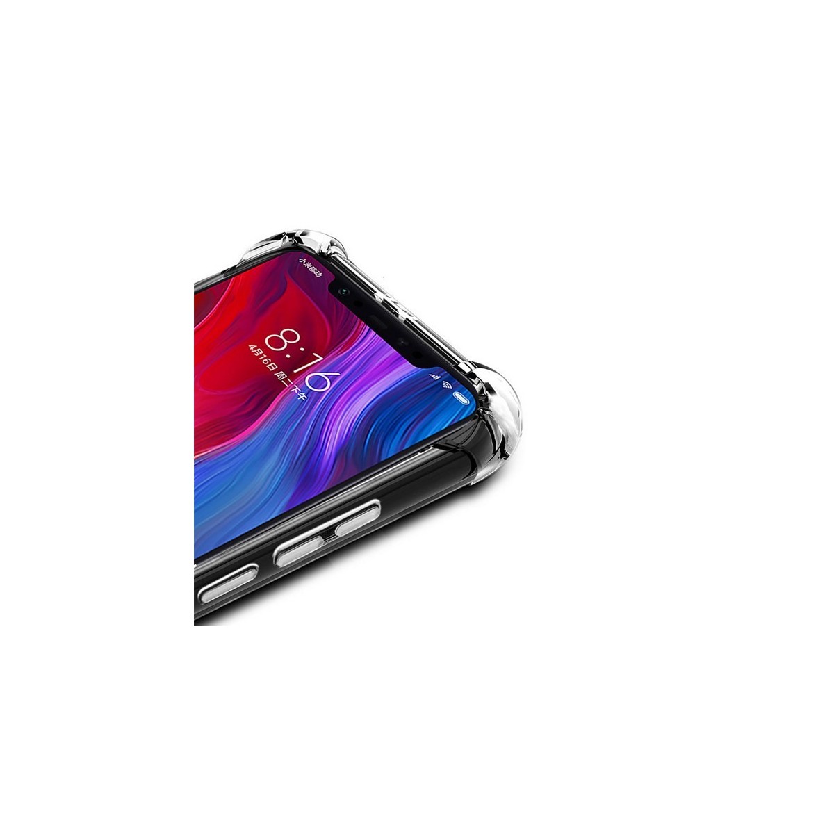 Funda Gel Tpu Anti-Shock Transparente para Xiaomi Mi 8