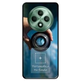 Personaliza tu Funda Silicona Gel Tpu Negra con tu Fotografia para Oppo Reno 12FS 4G / 12 FS 5G Dibujo Personalizada