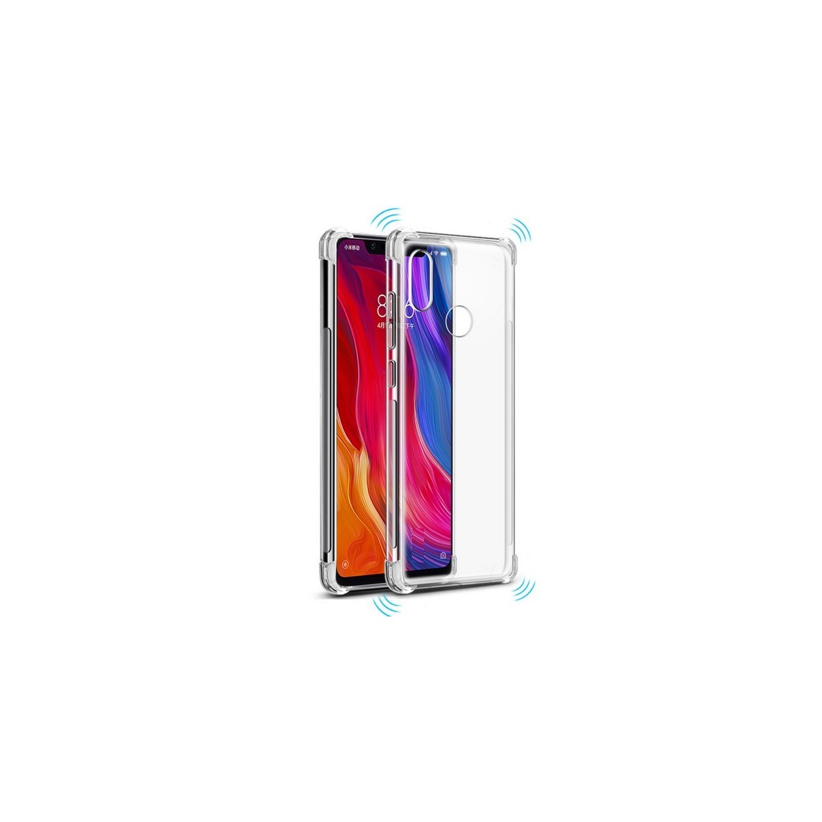 Funda Gel Tpu Anti-Shock Transparente para Xiaomi Mi 8 Se