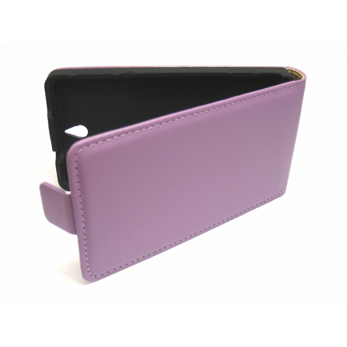 Funda Piel Premium Ultra-Slim Sony Xperia E Morada / Violeta
