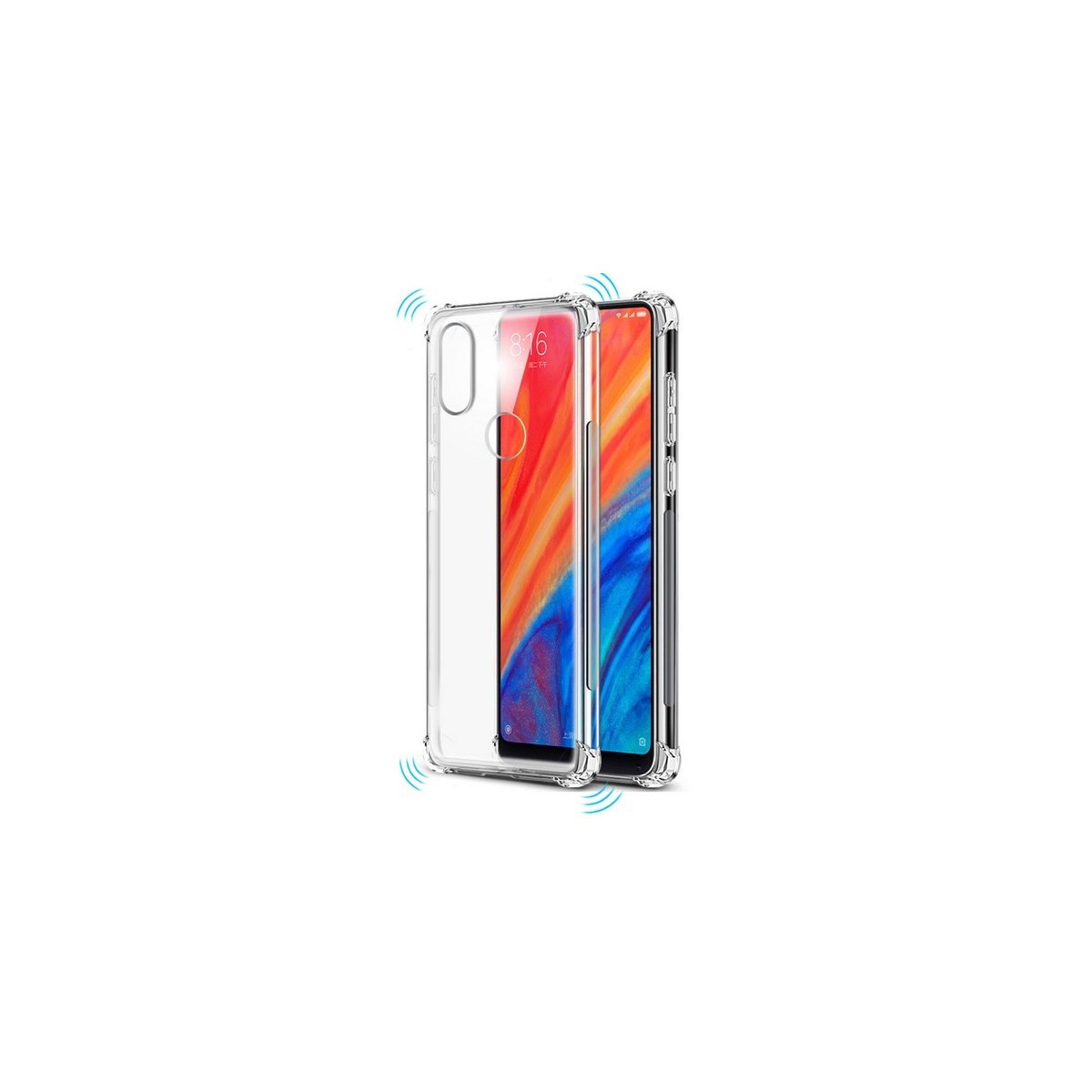 Funda Gel Tpu Anti-Shock Transparente para Xiaomi Mi Mix 2S