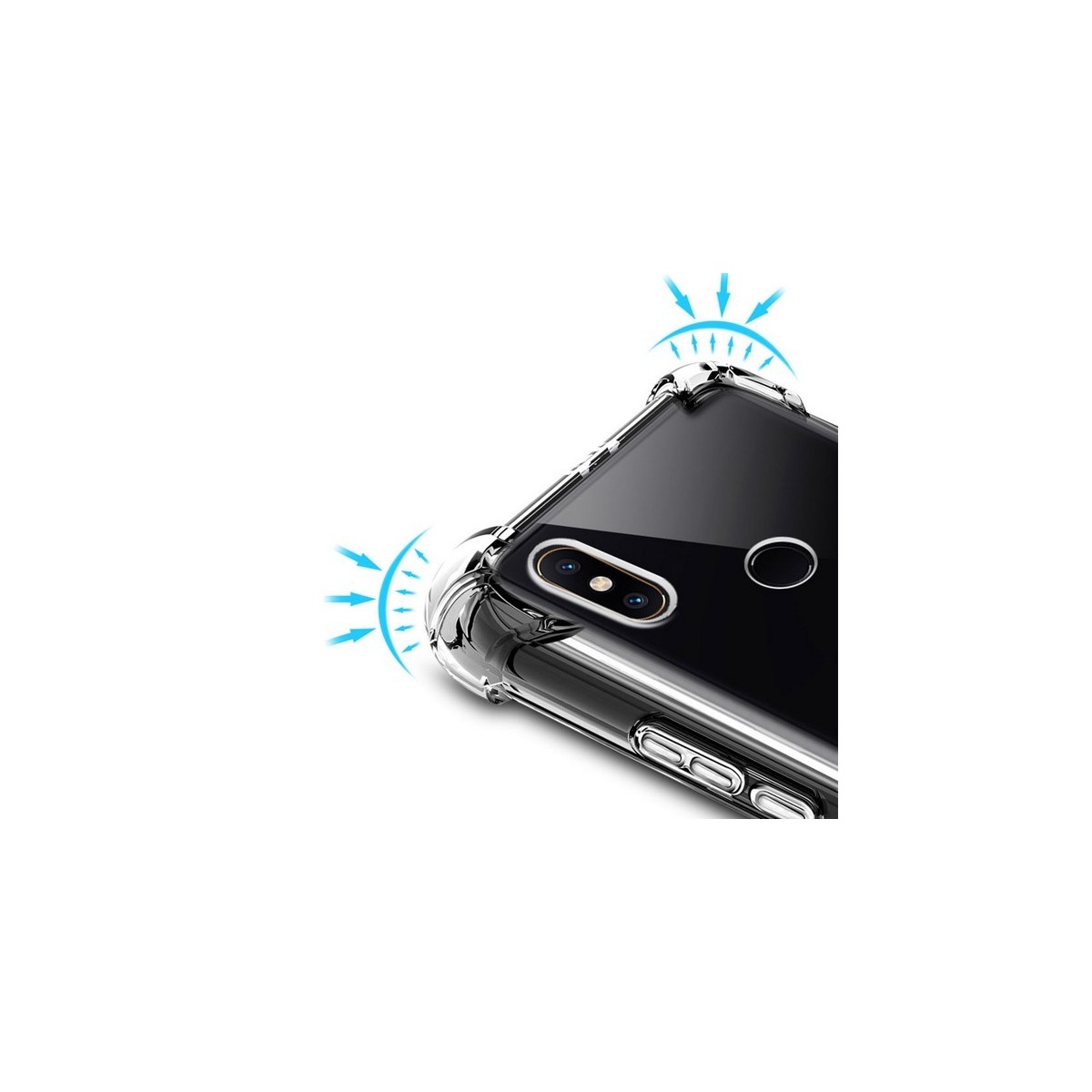 Funda Gel Tpu Anti-Shock Transparente para Xiaomi Mi Mix 2S