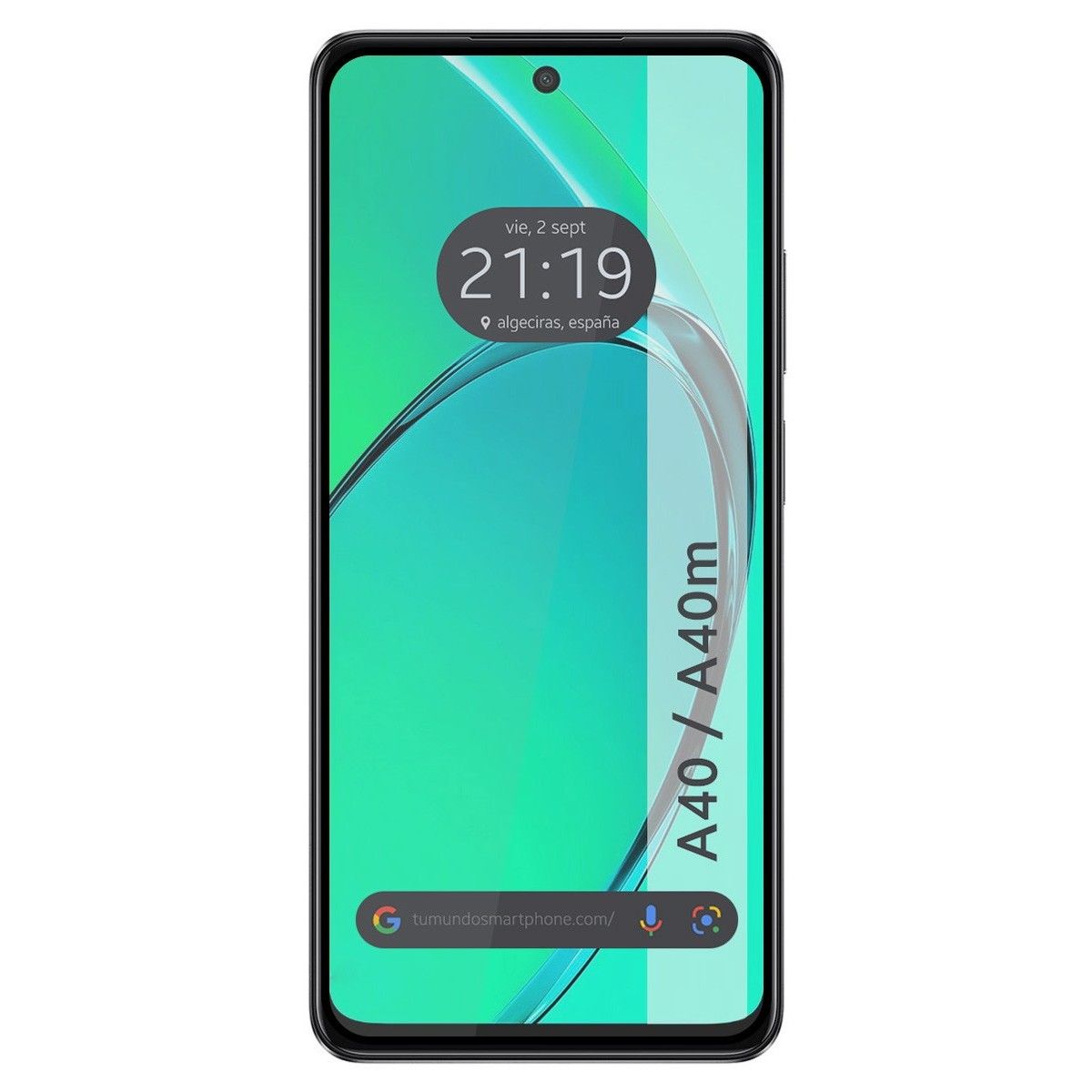 Protector Cristal Templado Completo 5D Full Glue Negro para Oppo A40 / A40m Vidrio