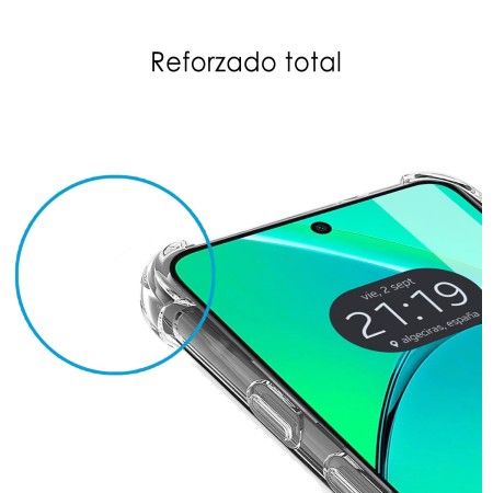 Funda Silicona Antigolpes Transparente para Oppo A40 / A40m