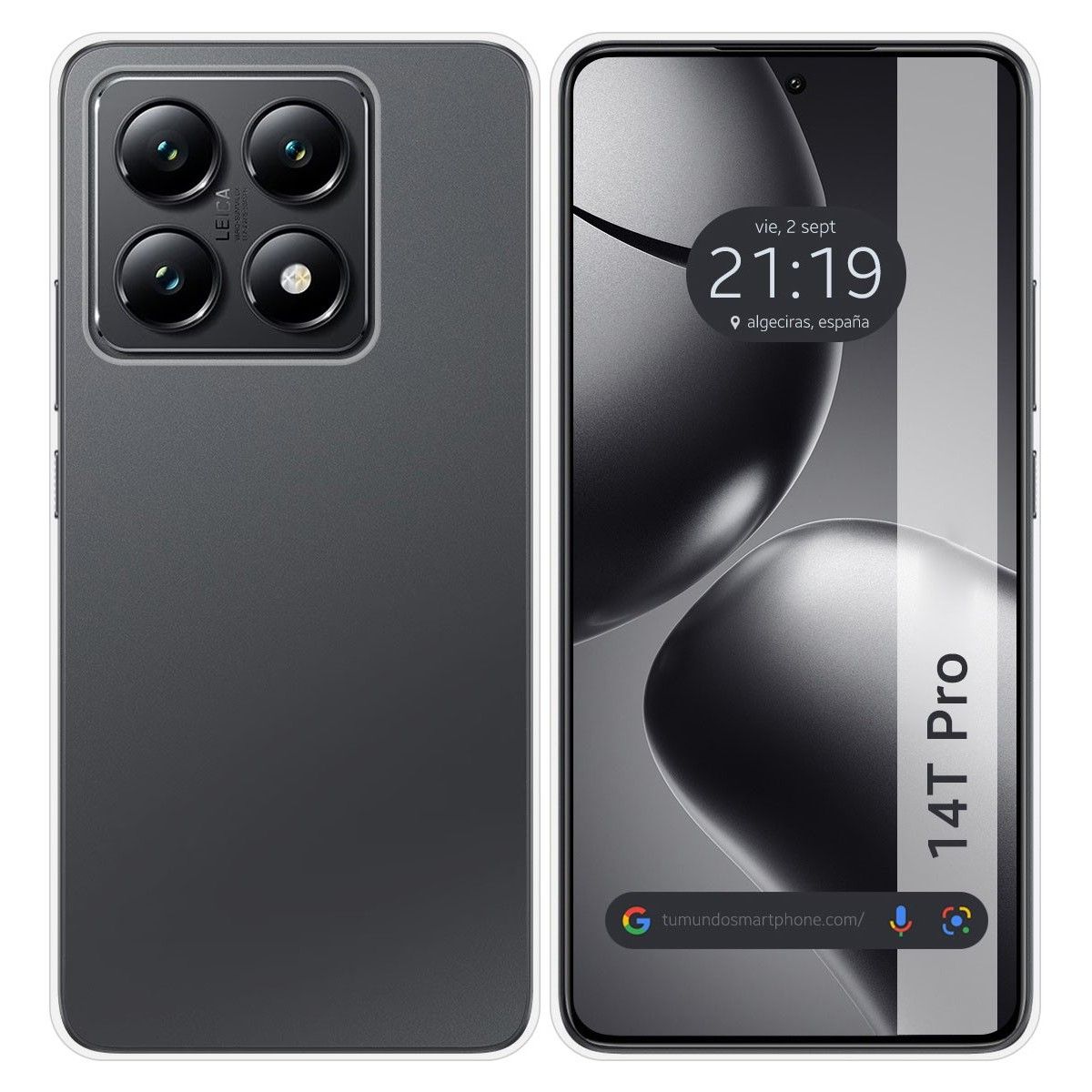 Funda Silicona Gel TPU Transparente para Xiaomi 14T Pro 5G