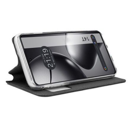 Funda Libro Soporte con Ventana para Xiaomi 14T 5G color Negra