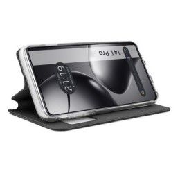 Funda Libro Soporte con Ventana para Xiaomi 14T Pro 5G color Negra 2
