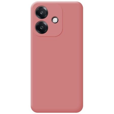 Funda Silicona Líquida Ultra Suave para Oppo A40 / A40m color Rosa