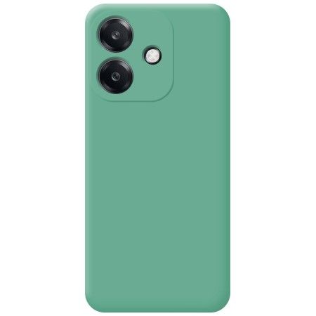 Funda Silicona Líquida Ultra Suave para Oppo A40 / A40m color Verde