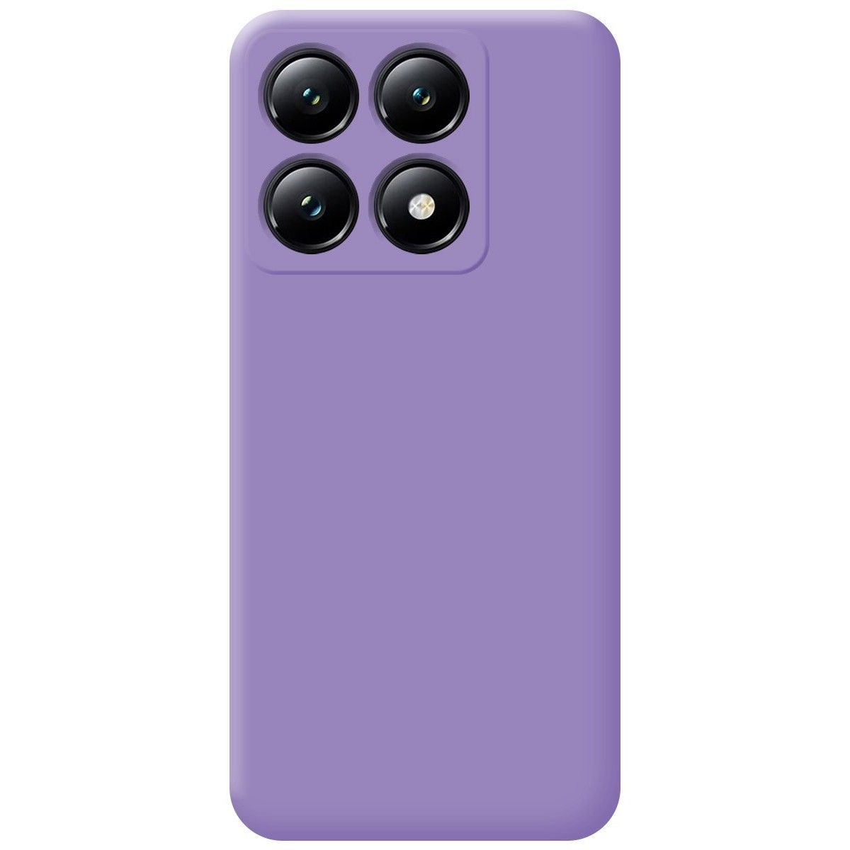 Funda Silicona Líquida Ultra Suave para Xiaomi 14T 5G color Morado