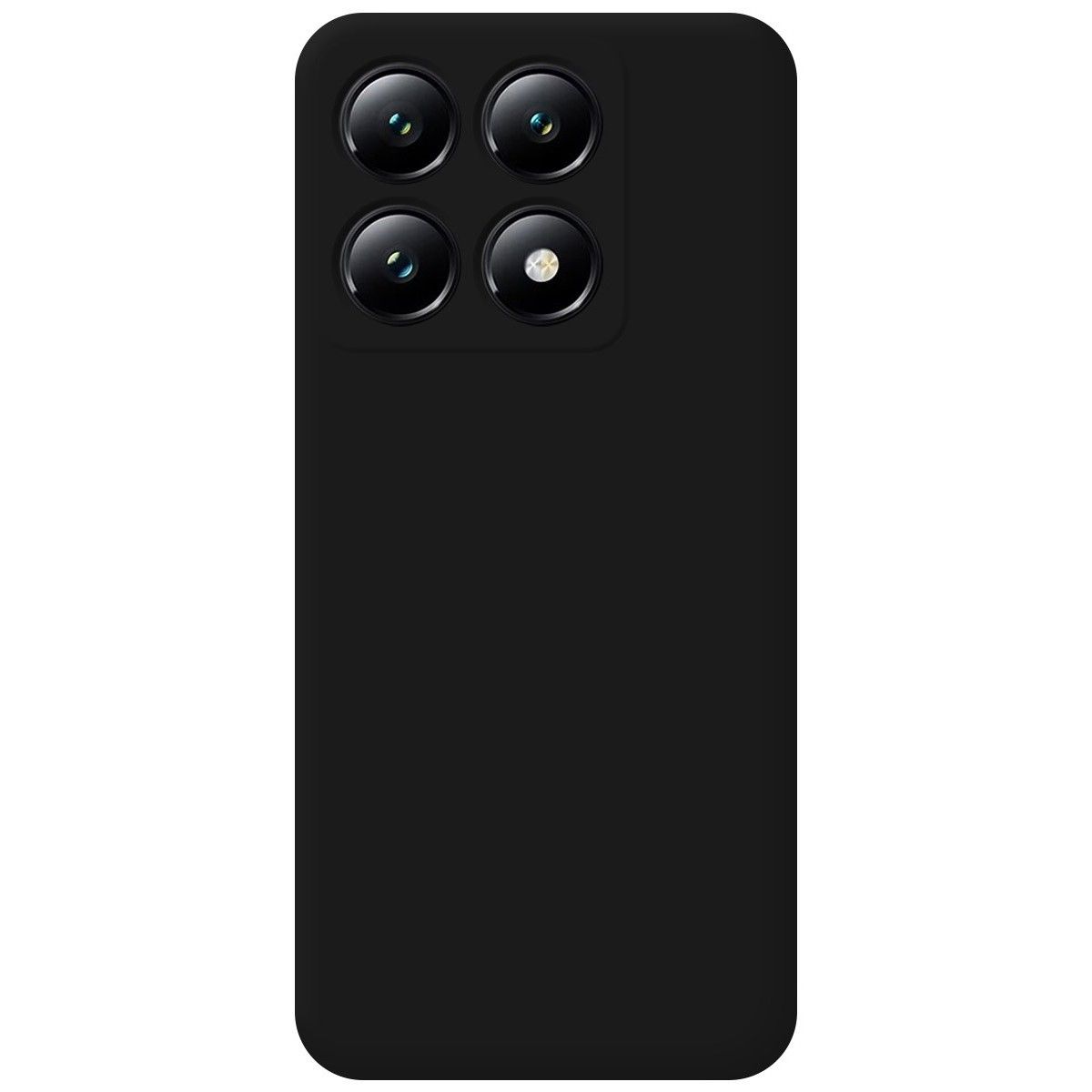 Funda Silicona Líquida Ultra Suave para Xiaomi 14T 5G color Negra