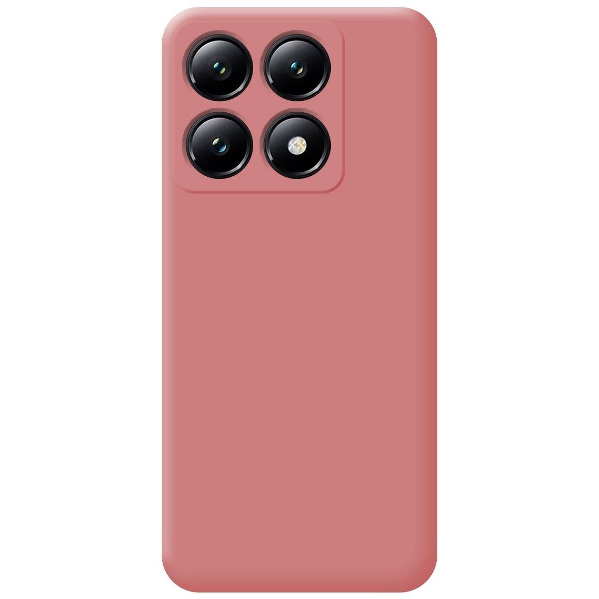 Funda Silicona Líquida Ultra Suave para Xiaomi 14T 5G color Rosa
