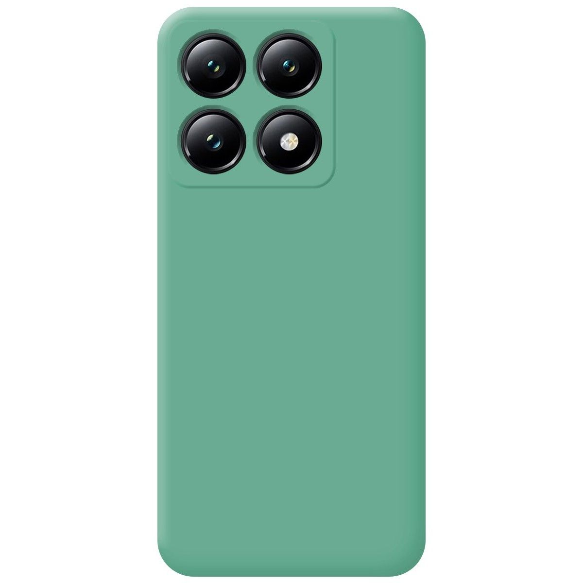 Funda Silicona Líquida Ultra Suave para Xiaomi 14T 5G color Verde