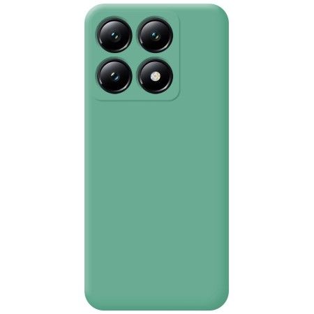 Funda Silicona Líquida Ultra Suave para Xiaomi 14T 5G color Verde