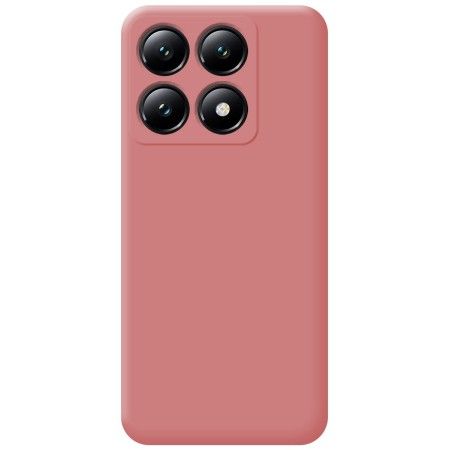 Funda Silicona Líquida Ultra Suave para Xiaomi 14T Pro 5G color Rosa
