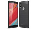 Funda Gel Tpu Tipo Carbon Negra para Xiaomi Redmi S2