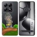 Funda Silicona Transparente para Xiaomi 14T Pro 5G diseño Mono Dibujos