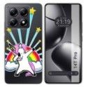 Funda Silicona Transparente para Xiaomi 14T Pro 5G diseño Unicornio Dibujos