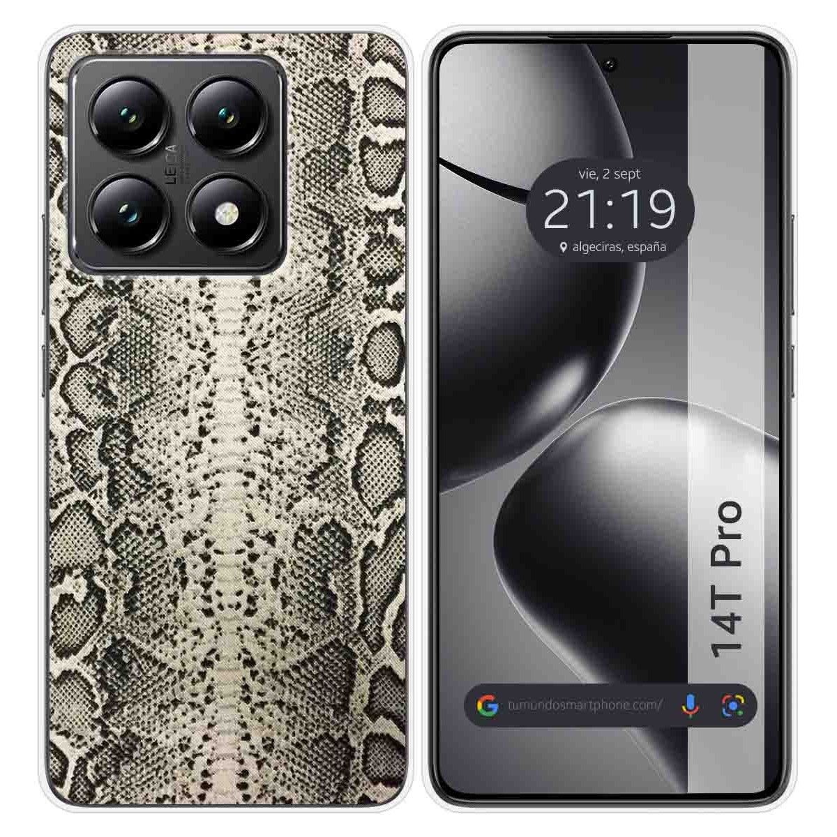 Funda Silicona para Xiaomi 14T Pro 5G diseño Animal 01 Dibujos