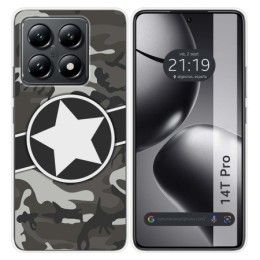 Funda Silicona para Xiaomi 14T Pro 5G diseño Camuflaje 02 Dibujos
