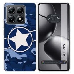 Funda Silicona para Xiaomi 14T Pro 5G diseño Camuflaje 03 Dibujos