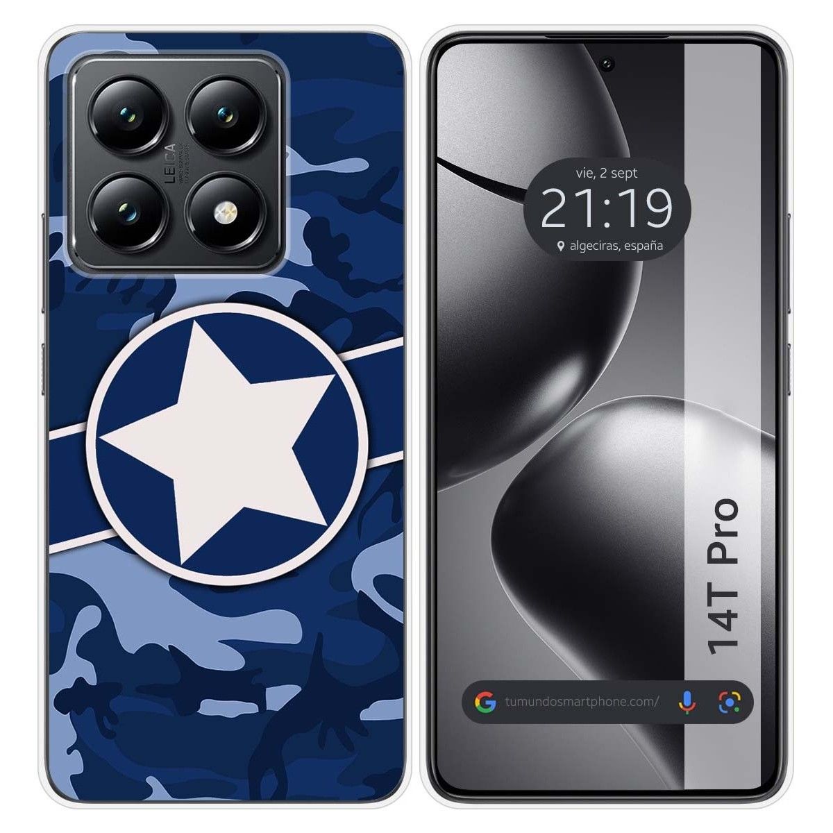 Funda Silicona para Xiaomi 14T Pro 5G diseño Camuflaje 03 Dibujos