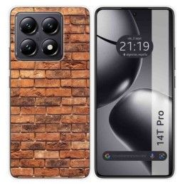 Funda Silicona para Xiaomi 14T Pro 5G diseño Ladrillo 04 Dibujos