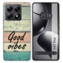Funda Silicona para Xiaomi 14T Pro 5G diseño Madera 01 Dibujos