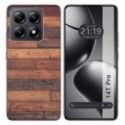 Funda Silicona para Xiaomi 14T Pro 5G diseño Madera 03 Dibujos